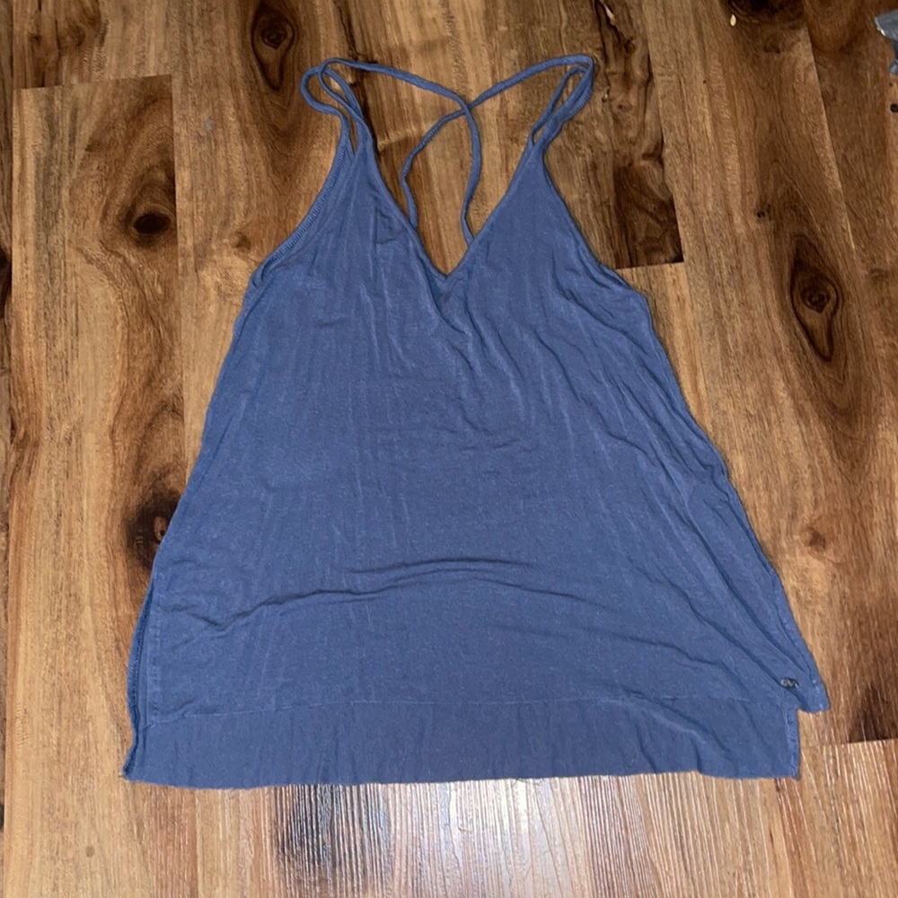 American Eagle Outfitters Lightweight Tank Top for Women with Criss Cross Back